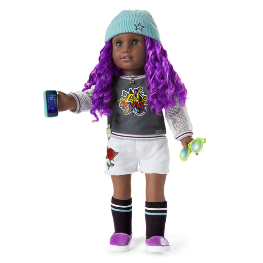 Truly Me™ Doll #91 in Girly Graffiti + Chic & Stylish Accessories