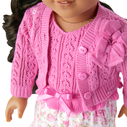 American Girl® x LoveShackFancy Garden Party Cardigan for 18-inch Dolls