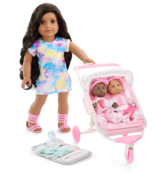 Little Bitty Baby™ Double Stroller Set for 7.75-inch Dolls