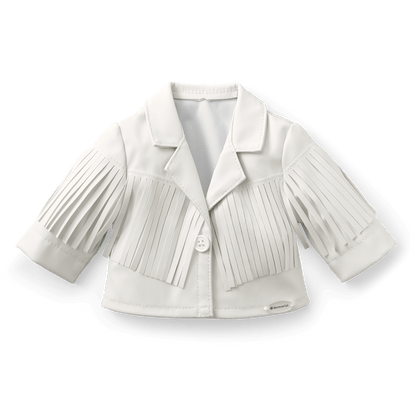 Courtney’s™ White Fringe Jacket for 18-inch Dolls (Historical Characters)