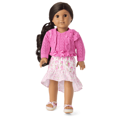 American Girl® x LoveShackFancy Garden Party Cardigan for 18-inch Dolls