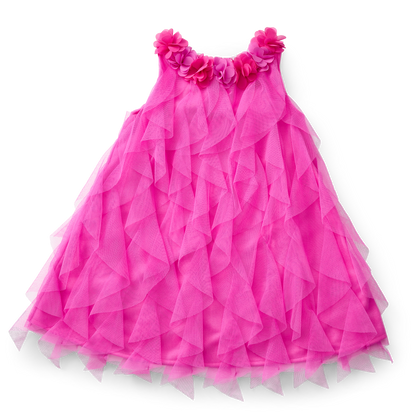 Party-Pink Birthday Dress for Little Girls (Bitty Baby®)