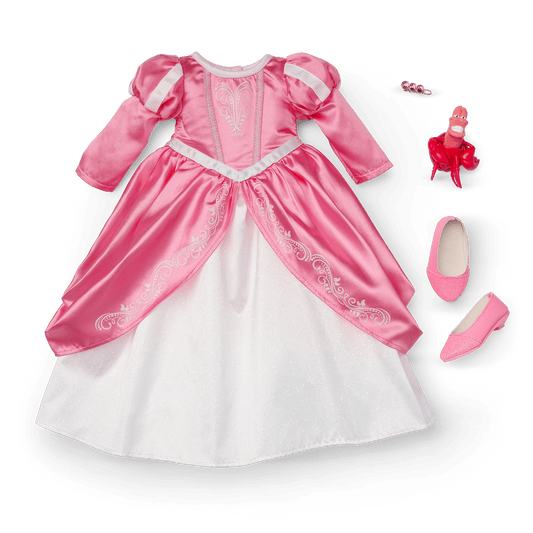 American Girl® Disney Princess Ariel Castle Ball Gown, Sebastian & Accessories for 18-inch Dolls