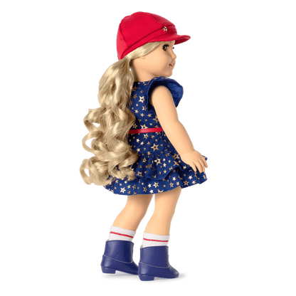 Team AG™ Navy Dress Set for 18-inch Dolls