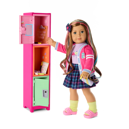 Colorful Cubbies Locker Set for 18-inch Dolls