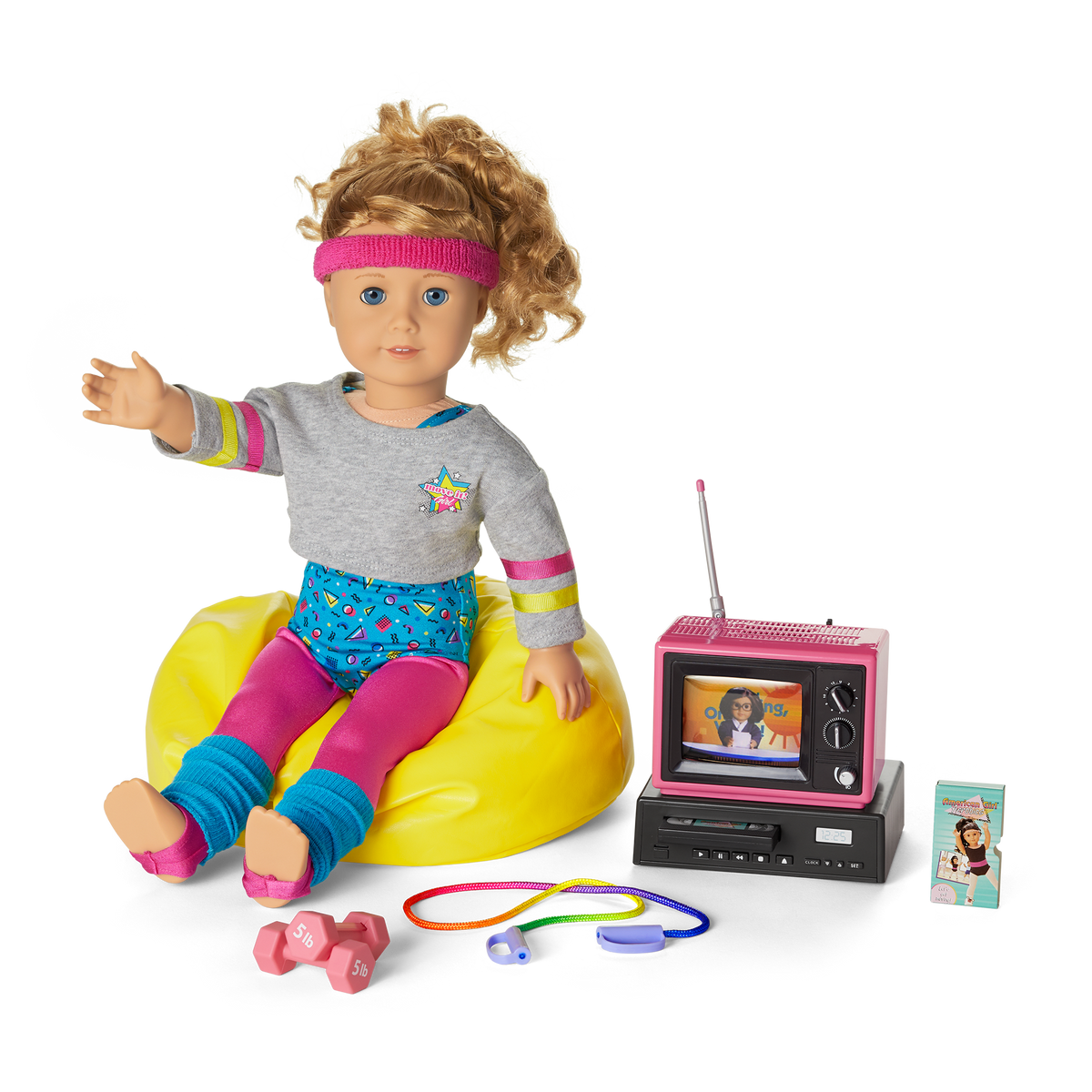 Courtney‘s™ TV & Fitness Accessories for 18-inch Dolls (Historical Characters)