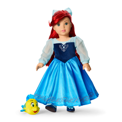 American Girl® Disney Princess Ariel Day Dress, Flounder & Accessories for 18-inch Dolls