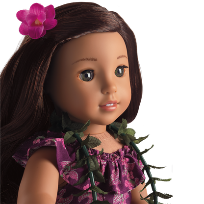 Nanea's Holoku Dress for 18-inch Dolls (Historical Characters)