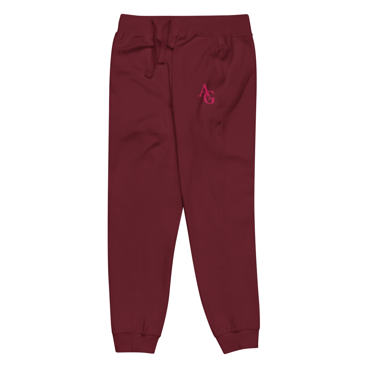 American Girl® Burgundy Fleece Sweatpants for Adults