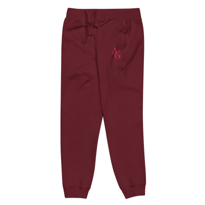 American Girl® Burgundy Fleece Sweatpants for Adults