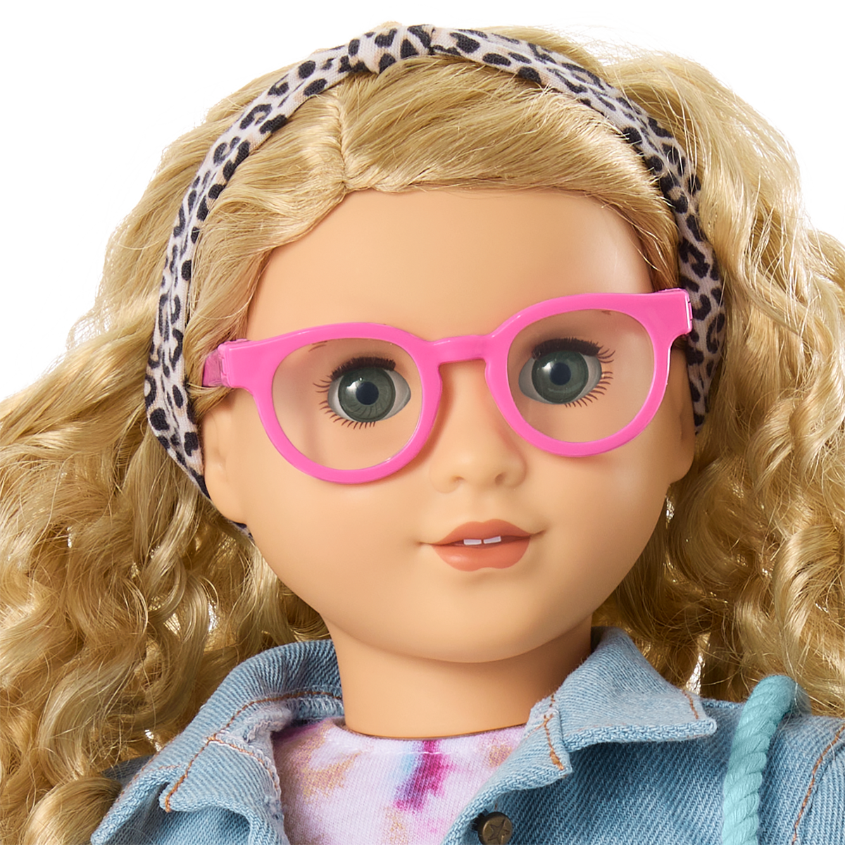 Petal-Pink Glasses for 18-inch Dolls