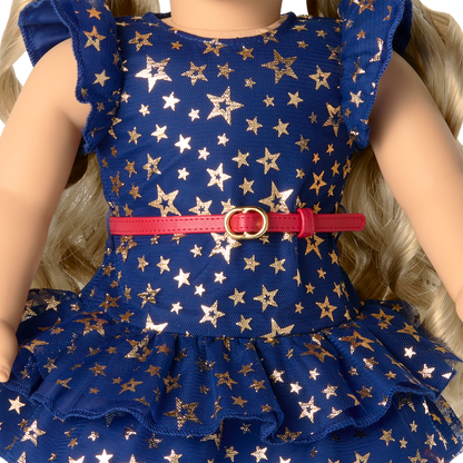 Team AG™ Navy Dress Set for 18-inch Dolls