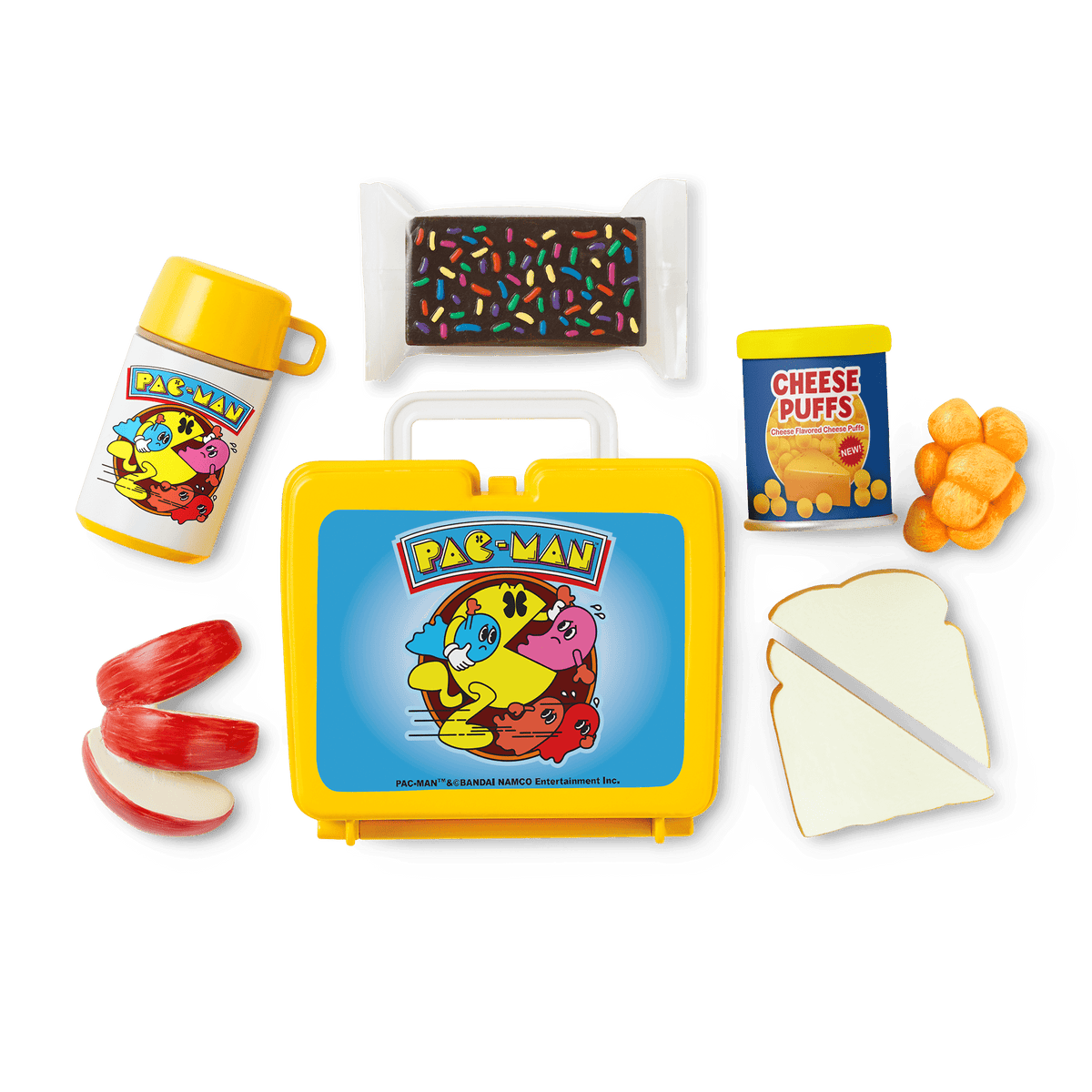 Courtney's™ PAC-MAN™ Lunch Set for 18-inch Dolls (Historical Characters)
