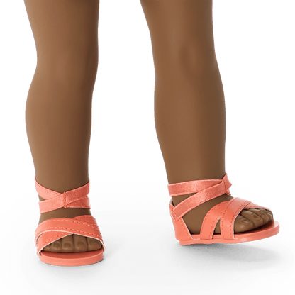Orange You Glad It's Summer Outfit for 18-inch Dolls