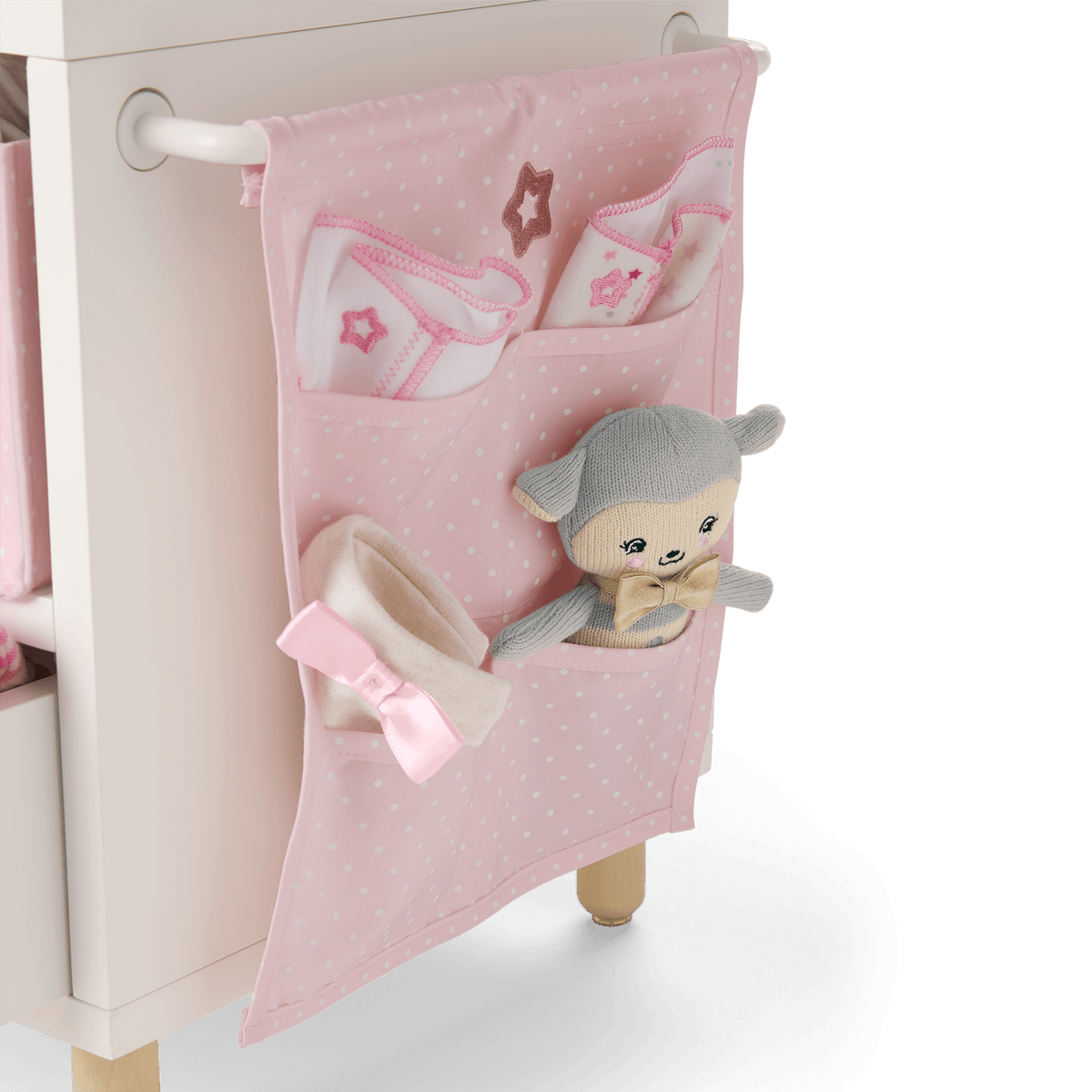 Dots & Blooms Changing Table with Storage