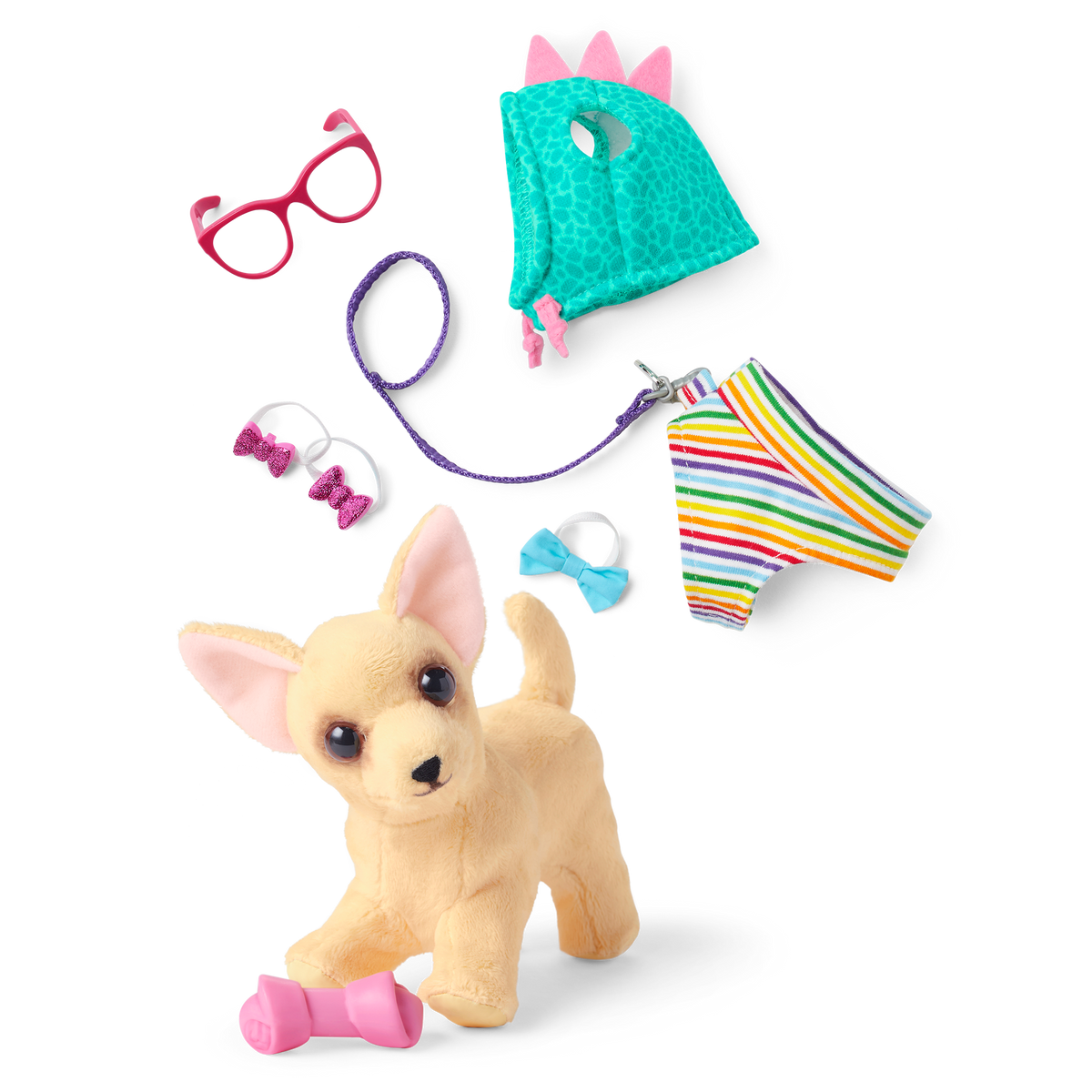 Barker Posey™ Dog for 18-inch Dolls & Fancy Pet Fashion Accessories