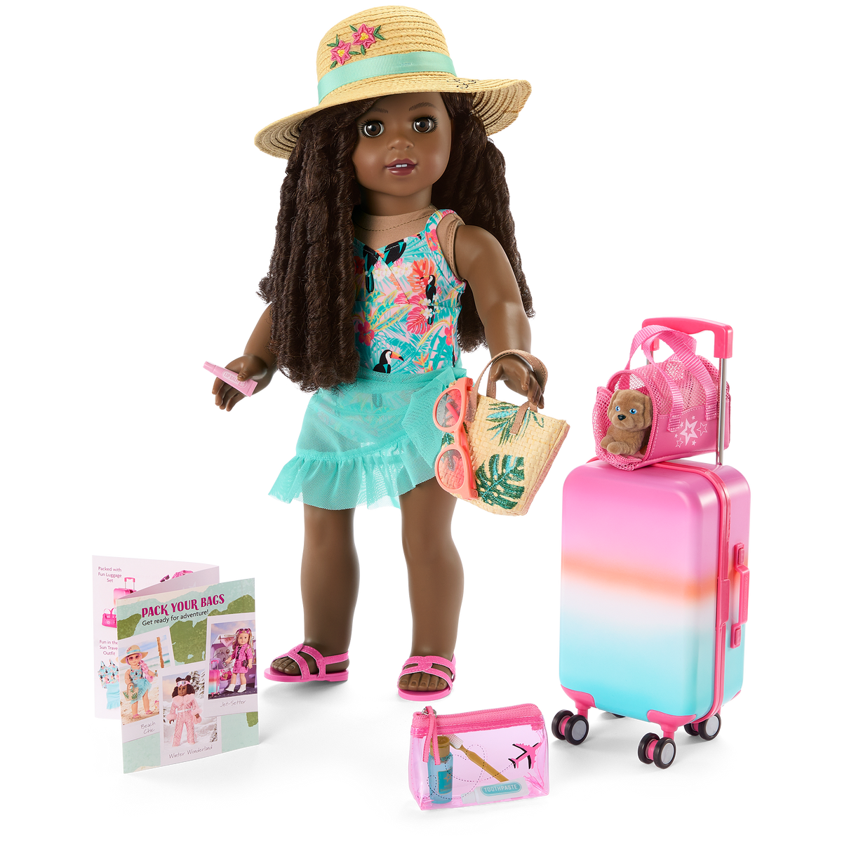 Packed with Fun Luggage Set for 18-inch Dolls