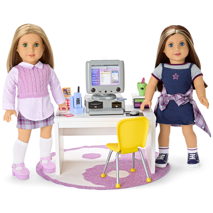 Isabel™ & Nicki’s™ Computer & Desk Set for 18-inch Dolls (Historical Characters)