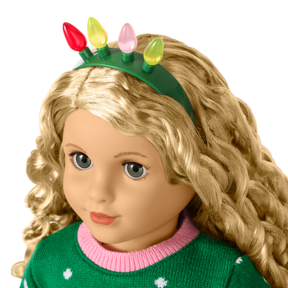 Christmas Party Sweater for 18-inch Dolls