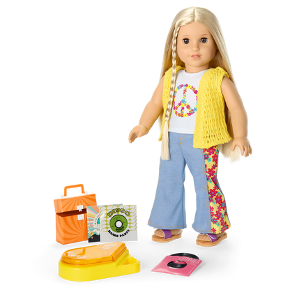 Julie’s™ Record Player & Accessories for 18-inch Dolls (Historical Characters)