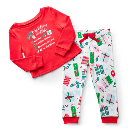 Holiday Wish List PJs for Little Girls